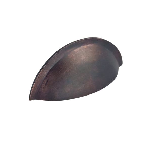 Spira Brass - Slim Cup Handle Small Polished Brass  - Aged Bronze - SB2308ABZ - Choice Handles