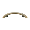 Spira Brass - Slim Cup Handle Small Polished Brass  - Aged Bronze - SB2308ABZ - Choice Handles