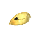 Spira Brass - Slim Cup Handle Small Polished Brass  - Polished Brass Unlacquered - SB2308PBUL - Choice Handles