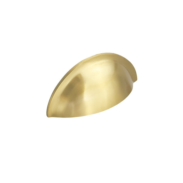 Spira Brass - Slim Cup Handle Small Polished Brass  - Satin Brass - SB2308SB - Choice Handles