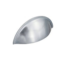 Spira Brass - Slim Cup Handle Small Polished Brass  - Satin Chrome - SB2308SC - Choice Handles