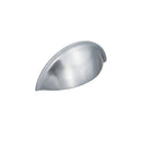 Spira Brass - Slim Cup Handle Small Polished Brass  - Satin Chrome - SB2308SC - Choice Handles