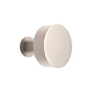 Spira Brass - Round Cupboard Knob  - Satin Silver - SB2309SS - Choice Handles