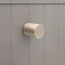 Spira Brass - Cylinder Cupboard Pull  - Satin Silver - SB2312SS - Choice Handles