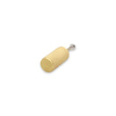 Spira Brass - Knurled Cylinder Cupboard Pull  - Satin Brass - SB2327SB - Choice Handles