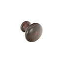Spira Brass - Mushroom 25mm Cupboard Knob  - Aged Bronze - SB2329ABZ - Choice Handles