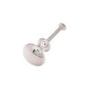 Spira Brass - Mushroom 25mm Cupboard Knob  - Polished Nickel - SB2329PN - Choice Handles