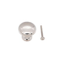 Spira Brass - Mushroom 25mm Cupboard Knob  - Polished Nickel - SB2329PN - Choice Handles