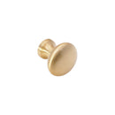 Spira Brass - Mushroom 25mm Cupboard Knob  - Satin Brass - SB2329SB - Choice Handles