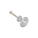 Spira Brass - Mushroom 25mm Cupboard Knob  - Satin Chrome - SB2329SC - Choice Handles