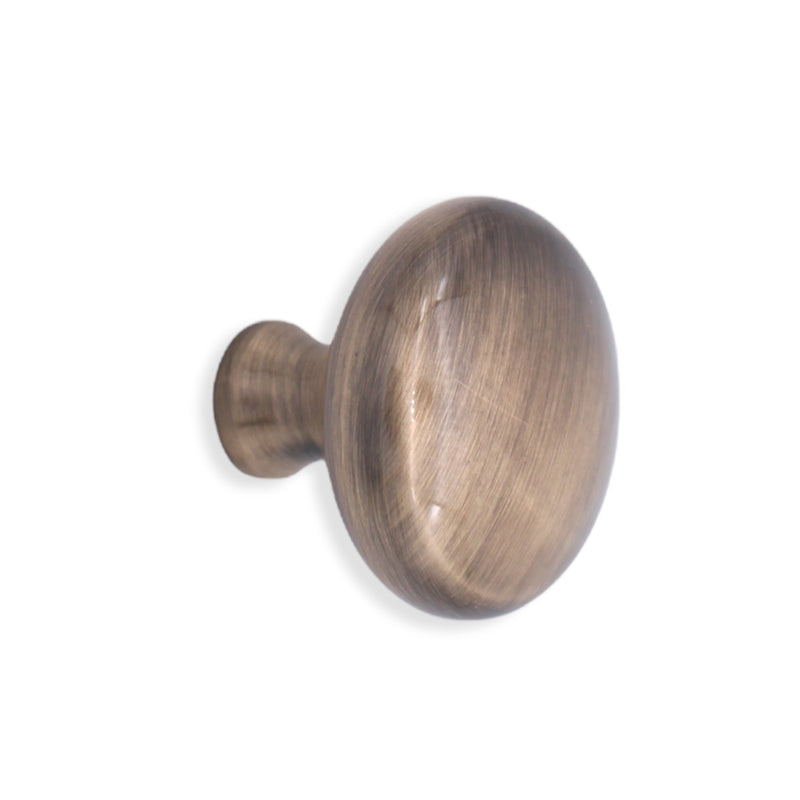 Spira Brass - Mushroom 38mm Cupboard Knob  - Antique Brass - SB2331ANT - Choice Handles