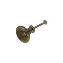 Spira Brass - Mushroom 32mm Cupboard Knob - Antique Brass - SB2330ANT - Choice Handles