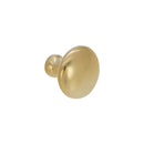 Spira Brass - Mushroom 32mm Cupboard Knob - Polished Brass Unlacquered - SB2330PBUL - Choice Handles
