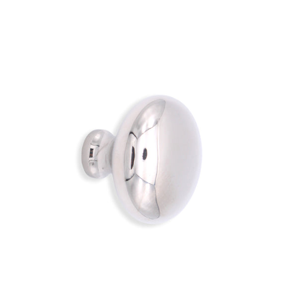 Spira Brass - Mushroom 32mm Cupboard Knob - Polished Nickel - SB2330PN - Choice Handles
