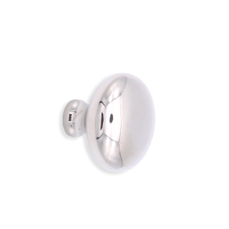 Spira Brass - Mushroom 32mm Cupboard Knob - Polished Nickel - SB2330PN - Choice Handles