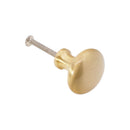 Spira Brass - Mushroom 32mm Cupboard Knob - Satin Brass - SB2330SB - Choice Handles