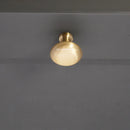 Spira Brass - Mushroom 32mm Cupboard Knob - Satin Brass - SB2330SB - Choice Handles