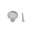Spira Brass - Mushroom 32mm Cupboard Knob - Satin Chrome - SB2330SC - Choice Handles