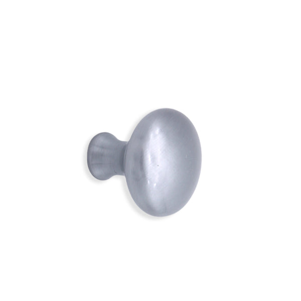 Spira Brass - Mushroom 32mm Cupboard Knob - Satin Chrome - SB2330SC - Choice Handles