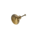 Spira Brass - Mushroom 38mm Cupboard Knob  - Antique Brass - SB2331ANT - Choice Handles