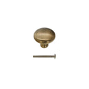 Spira Brass - Mushroom 38mm Cupboard Knob  - Antique Brass - SB2331ANT - Choice Handles