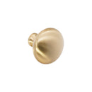 Spira Brass - Mushroom 38mm Cupboard Knob  - Satin Brass - SB2331SB - Choice Handles