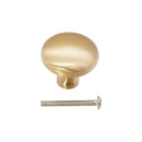 Spira Brass - Mushroom 38mm Cupboard Knob  - Satin Brass - SB2331SB - Choice Handles