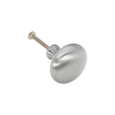 Spira Brass - Mushroom 38mm Cupboard Knob  - Satin Chrome - SB2331SC - Choice Handles