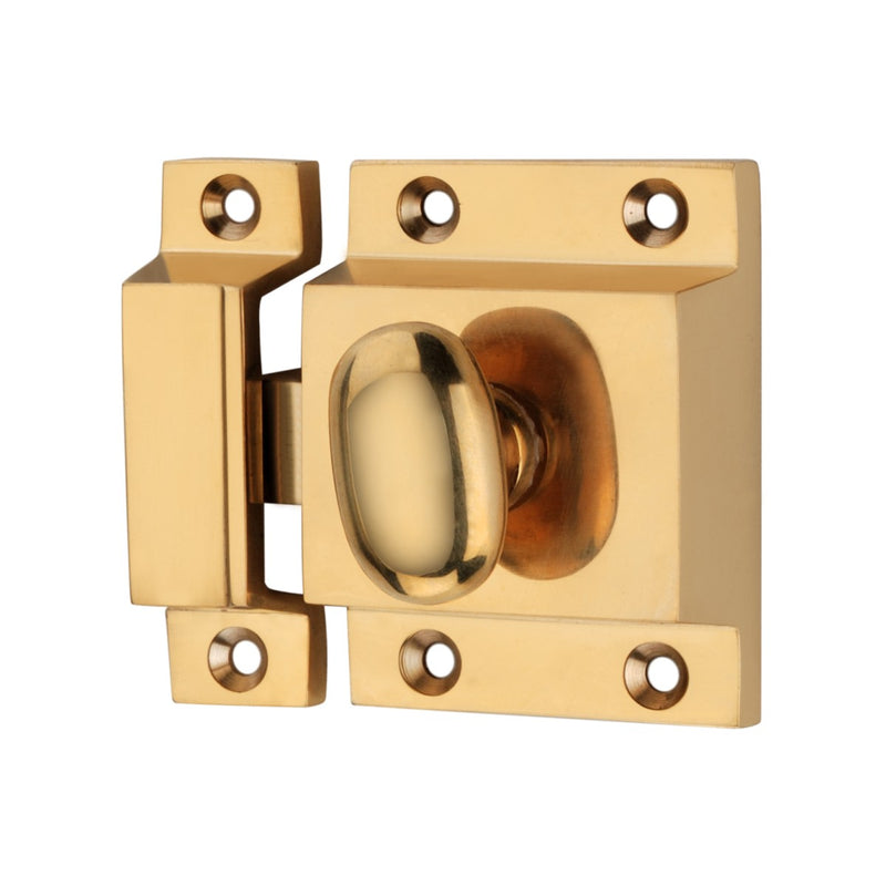 Spira Brass - Cupboard Catch  - Polished Brass Unlacquered - SB2334PBUL - Choice Handles