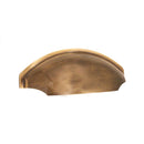 Spira Brass - Tulip Cup Drawer Pull  - Antique Brass - SB2335ANT - Choice Handles