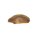 Spira Brass - Tulip Cup Drawer Pull  - Antique Brass - SB2335ANT - Choice Handles