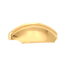 Spira Brass - Tulip Cup Drawer Pull  - Polished Brass - SB2335PB - Choice Handles