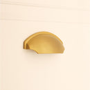 Spira Brass - Tulip Cup Drawer Pull  - Satin Brass - SB2335SB - Choice Handles