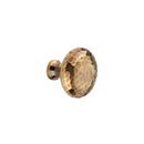 Spira Brass - Hammered Mushroom 32mm Cupboard Knob  - Aged Brass - SB2337AB - Choice Handles