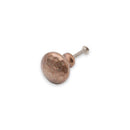 Spira Brass - Hammered Mushroom 32mm Cupboard Knob  - Antique - SB2337AT - Choice Handles