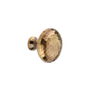 Spira Brass - Hammered Mushroom 38mm Cupboard Knob - Aged Brass - SB2338AB - Choice Handles