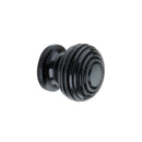 Spira Brass - Beehive Small Cupboard Knob - Ebonised - SB2339S - Choice Handles