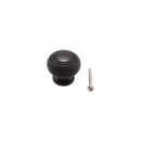 Spira Brass - Beehive Small Cupboard Knob - Ebonised - SB2339S - Choice Handles
