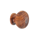 Spira Brass - Beehive Large Cupboard Knob - Rosewood - SB2340L - Choice Handles