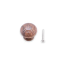 Spira Brass - Beehive Large Cupboard Knob - Rosewood - SB2340L - Choice Handles