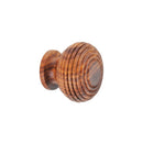 Spira Brass - Beehive Large Cupboard Knob - Rosewood - SB2340S - Choice Handles