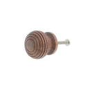 Spira Brass - Beehive Large Cupboard Knob - Rosewood - SB2340S - Choice Handles