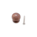 Spira Brass - Beehive Large Cupboard Knob - Rosewood - SB2340S - Choice Handles