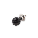 Spira Brass - Ebonised Preston Large Cupboard Knob  - Polished Nickel - SB2341PN - Choice Handles
