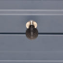 Spira Brass - Ebonised Preston Small Cupboard Knob  - Polished Nickel - SB2342PN - Choice Handles