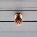 Spira Brass - Rosewood Preston Large Cupboard Knob  - Aged Brass - SB2343AB - Choice Handles