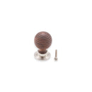 Spira Brass - Rosewood Preston Large Cupboard Knob  - Polished Nickel - SB2343PN - Choice Handles