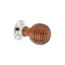 Spira Brass - Rosewood Preston Small Cupboard Knob  - Polished Nickel - SB2344PN - Choice Handles