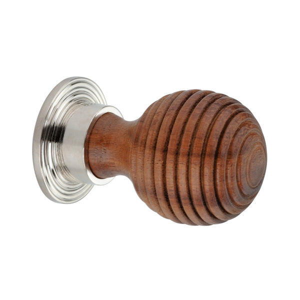 Spira Brass - Rosewood Preston Small Cupboard Knob  - Polished Nickel - SB2344PN - Choice Handles