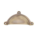 Spira Brass - Cottage Cup Pull - Antique Brass -SB2345ANT - Choice Handles